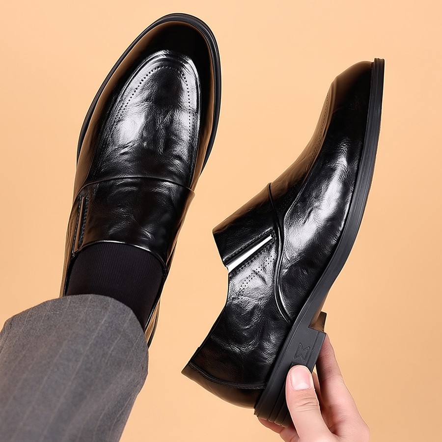 Formal Upper Wear Men - Men's Slip-On Dress Shoes, Pointed Toe,
