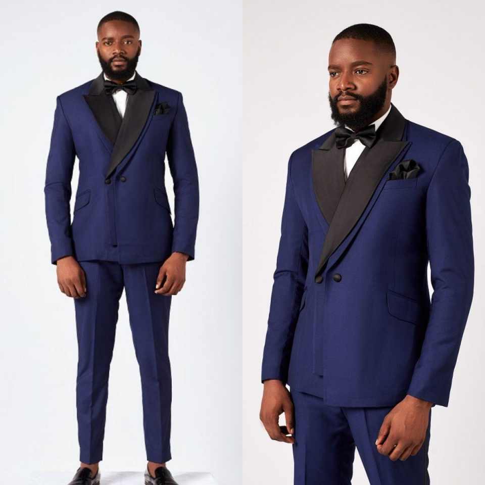 Men Formal Wear Modern - Formal Wedding Tuxedos Peaked Lapel Double