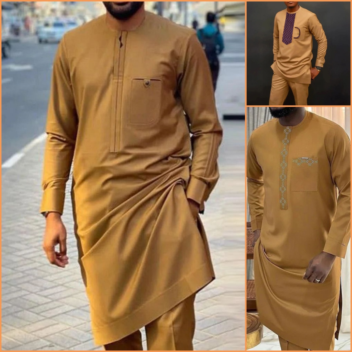 Men Formal Wear Pinterest - 2024 New African Traditional Men's Set