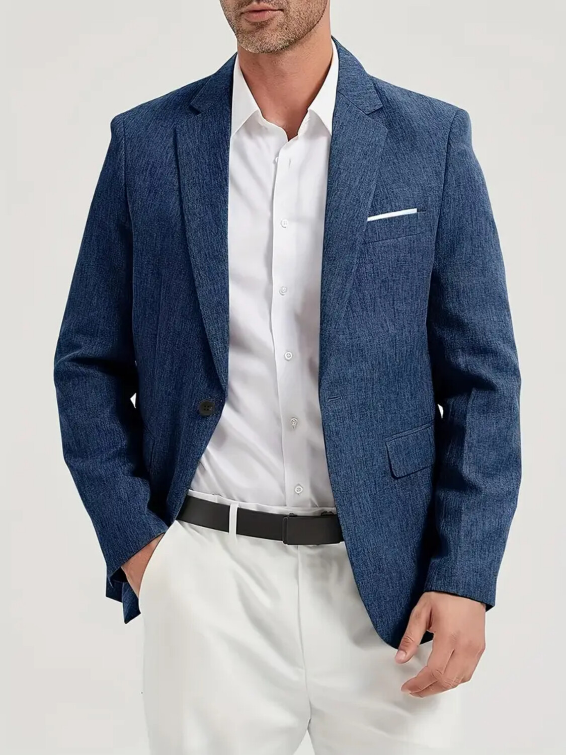 Formal Men Party Wear Jacket - Mens Suit Jacket Single Breasted Casual