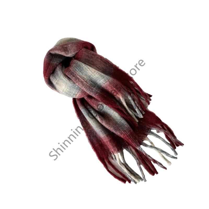 M68A Fashion Scarf Soft Mohair - Men Formal Wear With Scarf ulasan dan harga