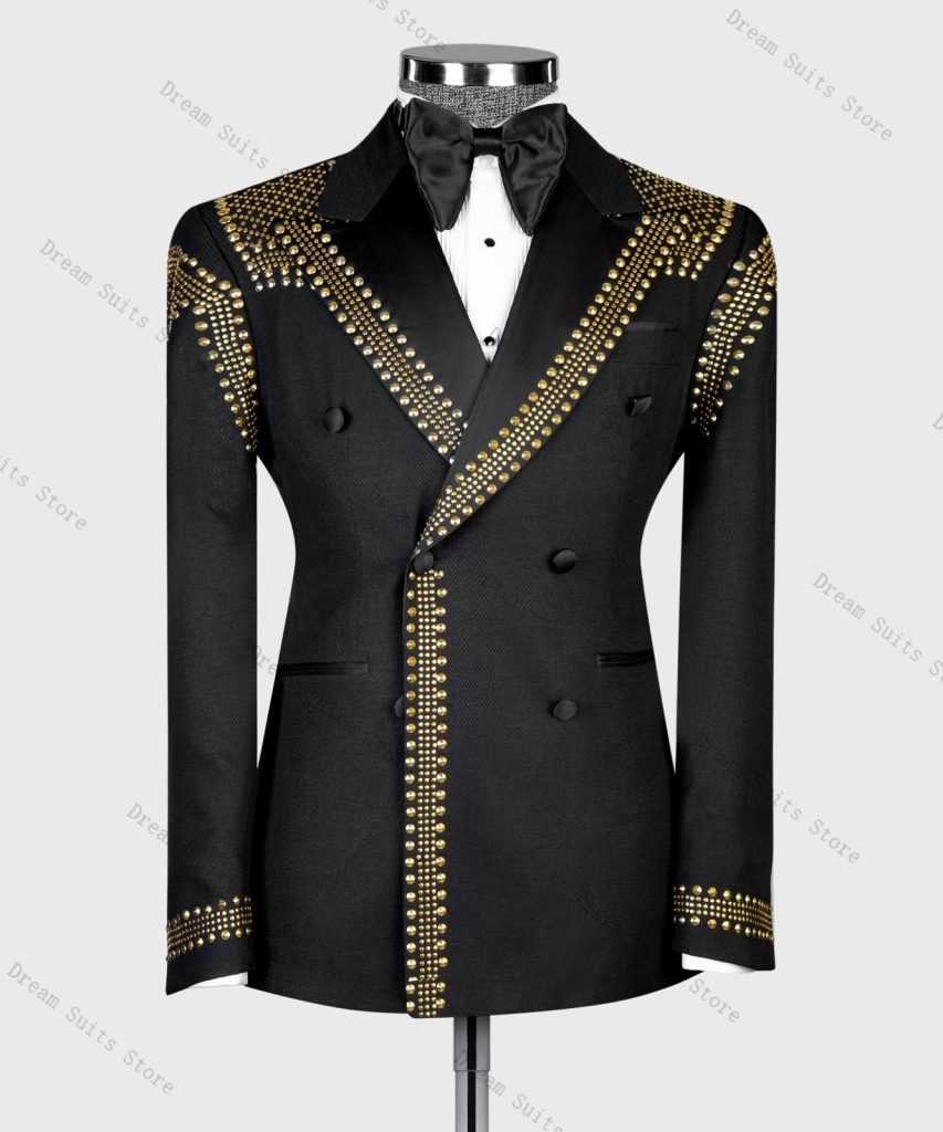 Men Suit Set 2 Piece Blazer+Pa - Men Formal Wear With Coat ulasan dan harga