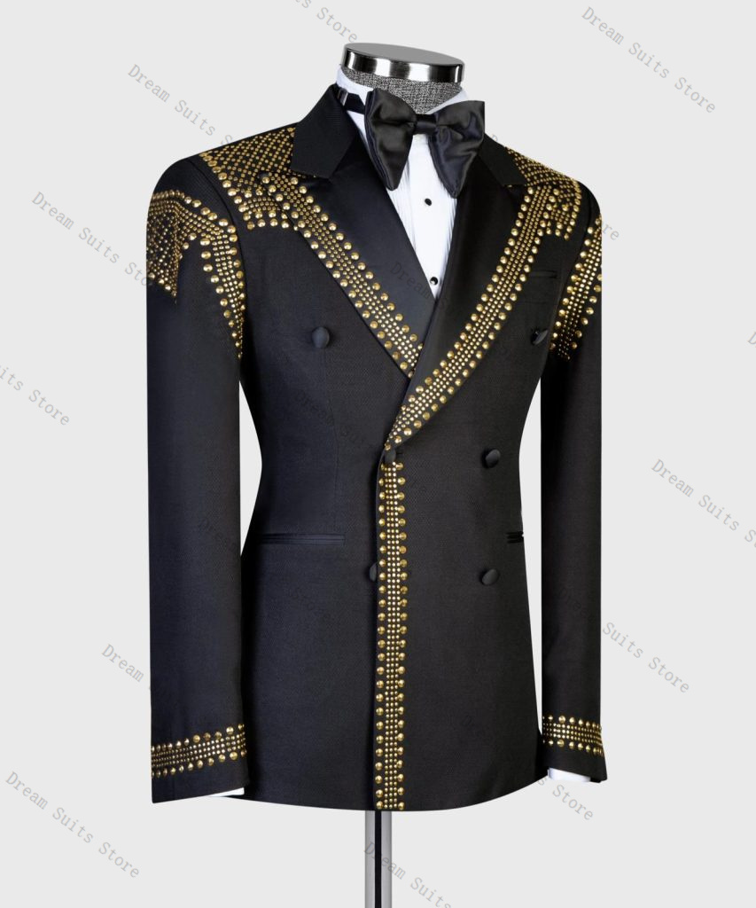 Men Suit Set 2 Piece Blazer+Pa - Men Formal Wear With Coat ulasan dan harga