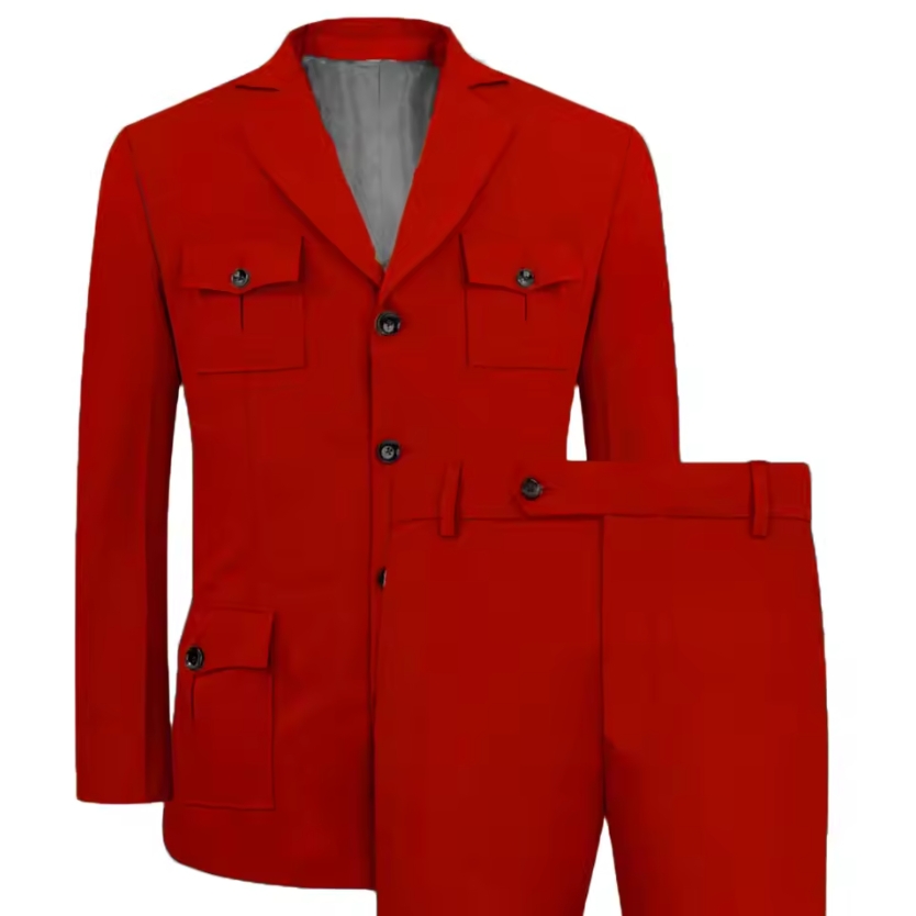 Men's Suits Jakcet Casual Khak - Khaki Formal Wear Men ulasan dan harga