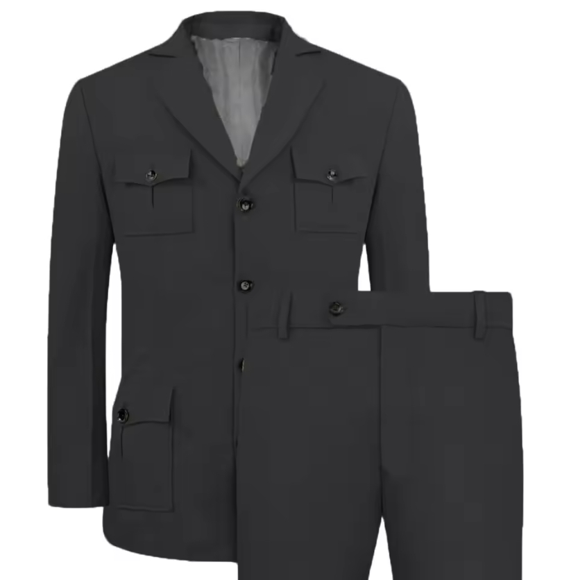 Men's Suits Jakcet Casual Khak - Khaki Formal Wear Men ulasan dan harga