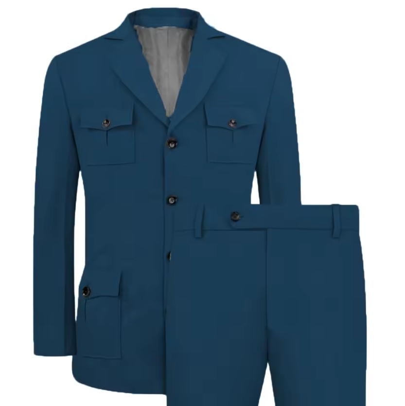 Men's Suits Jakcet Casual Khak - Khaki Formal Wear Men ulasan dan harga