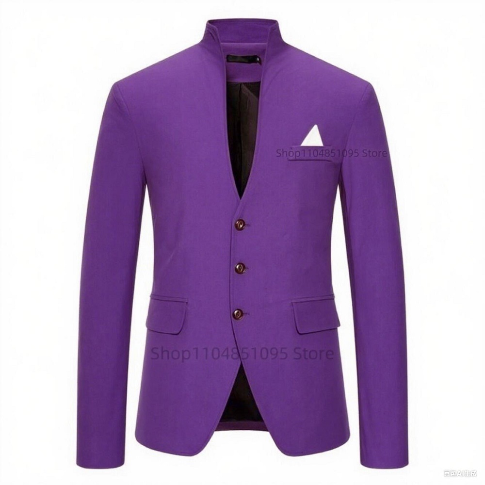 Men's Solid Blazer Fashion Wed - Men Formal Wear With Coat ulasan dan harga