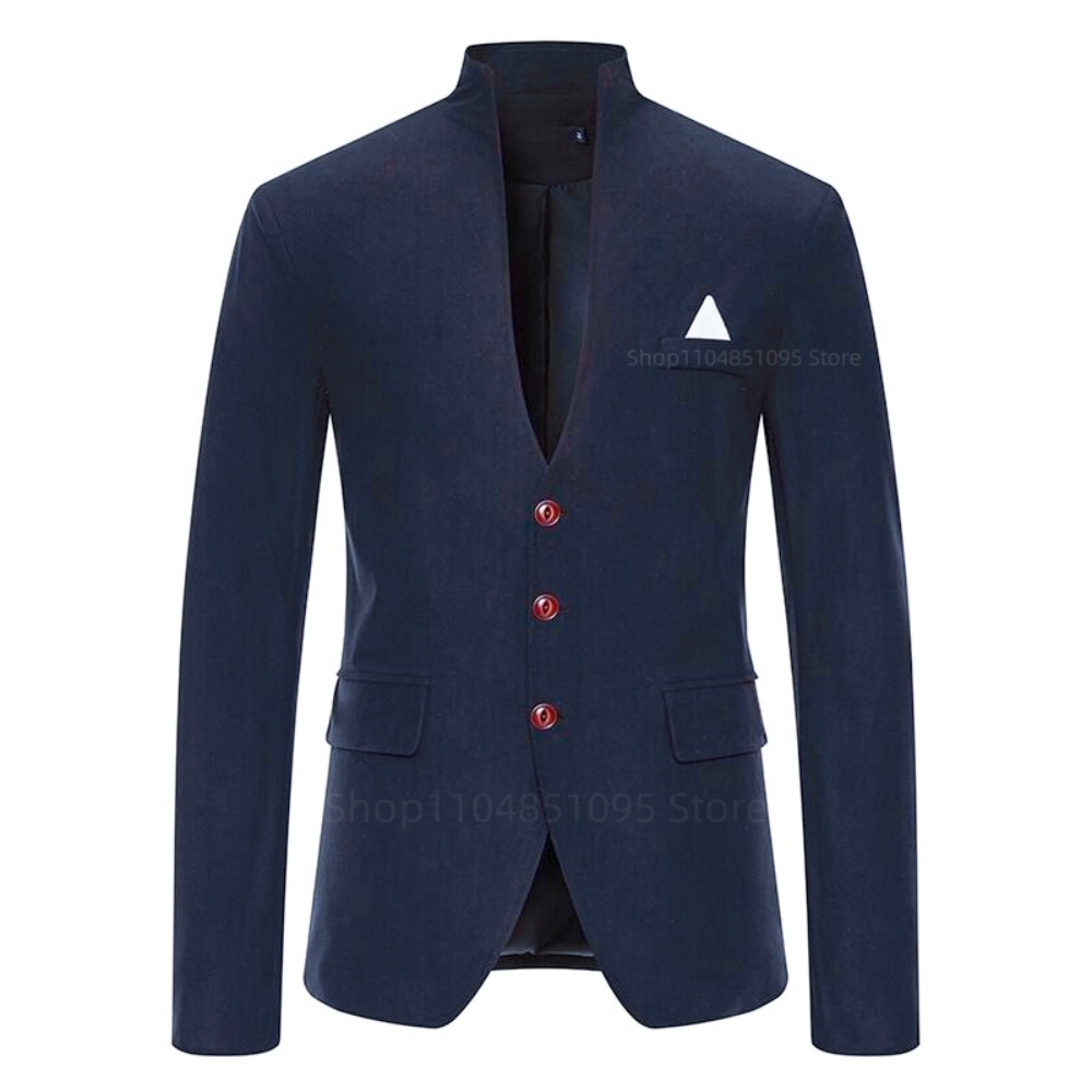 Men's Solid Blazer Fashion Wed - Men Formal Wear With Coat ulasan dan harga