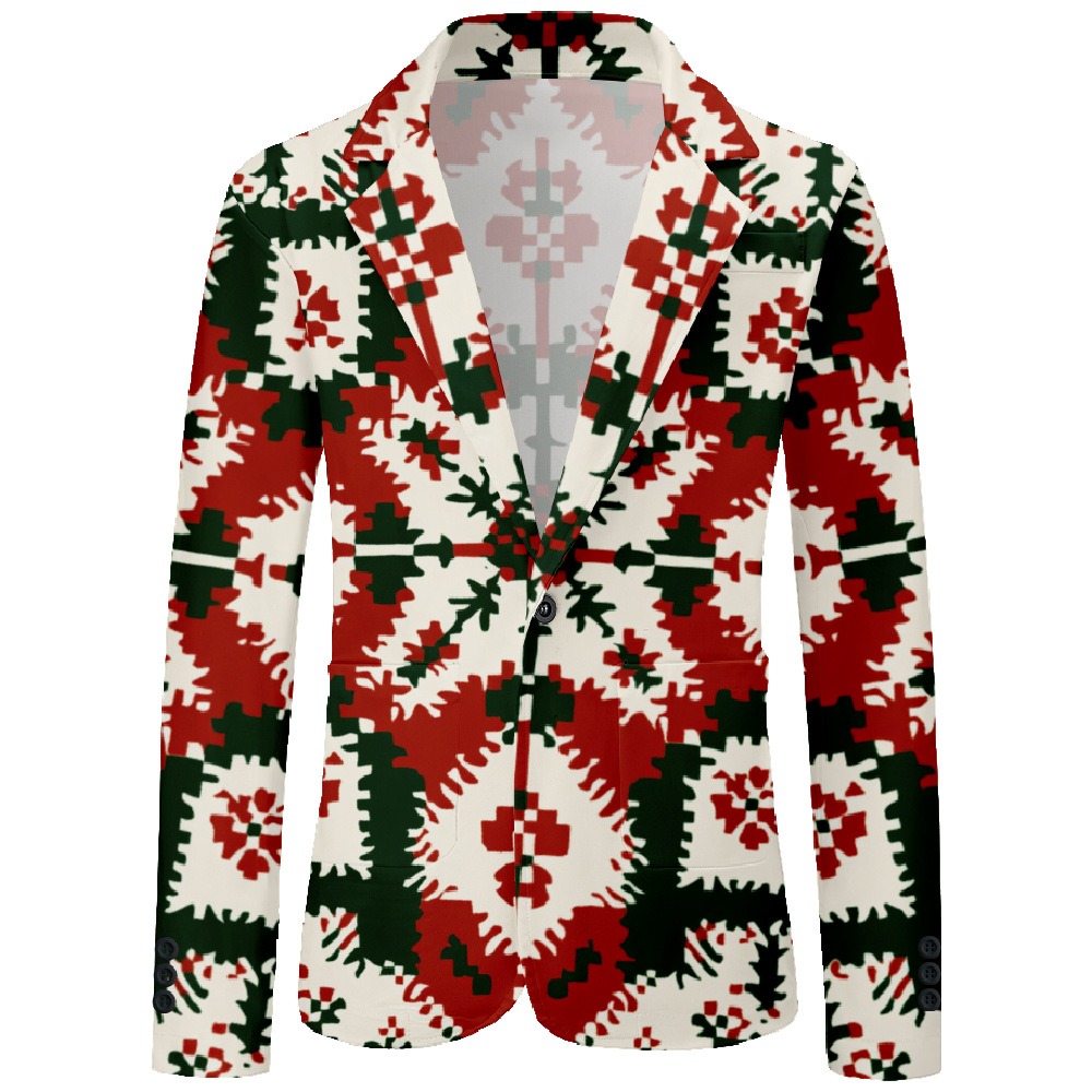Men's Festive Xmas Casual Blaz - Men Formal Wear With Coat ulasan dan harga