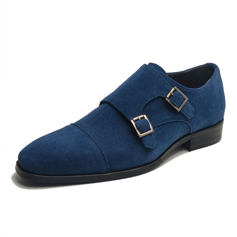 Fashion Blue Men's Leather Sho - Formal Upper Wear Men ulasan dan harga