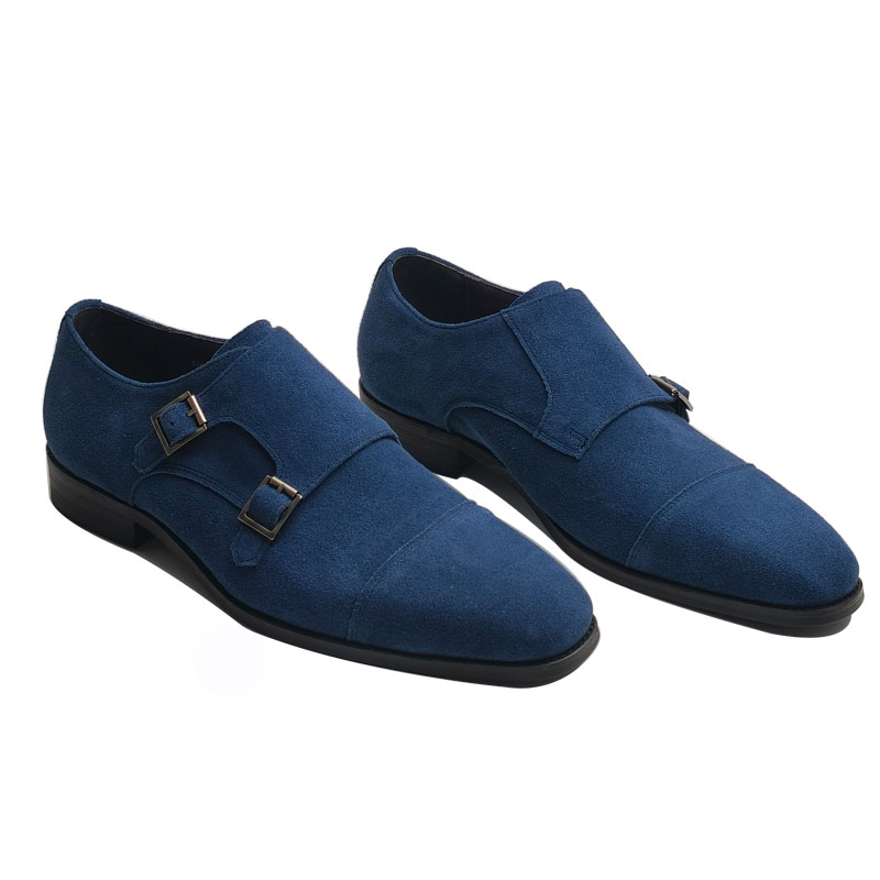 Fashion Blue Men's Leather Sho - Formal Upper Wear Men ulasan dan harga