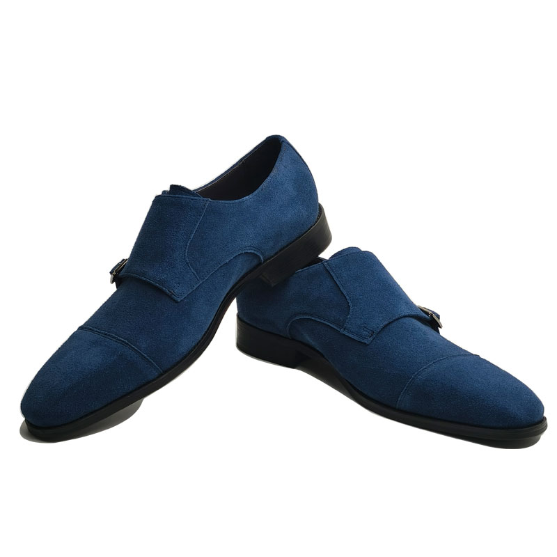 Fashion Blue Men's Leather Sho - Formal Upper Wear Men ulasan dan harga