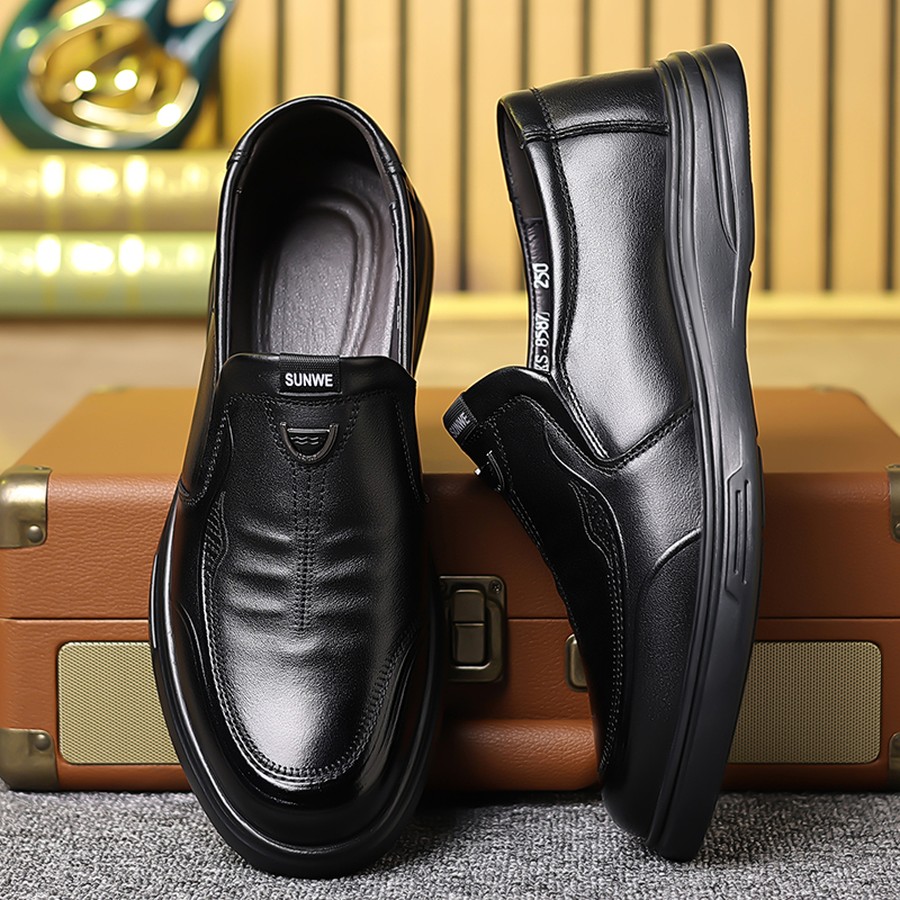 Men's Slip-On Loafers Low-Top  - Formal Upper Wear Men ulasan dan harga