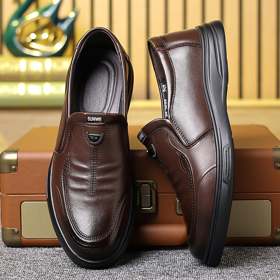 Men's Slip-On Loafers Low-Top  - Formal Upper Wear Men ulasan dan harga
