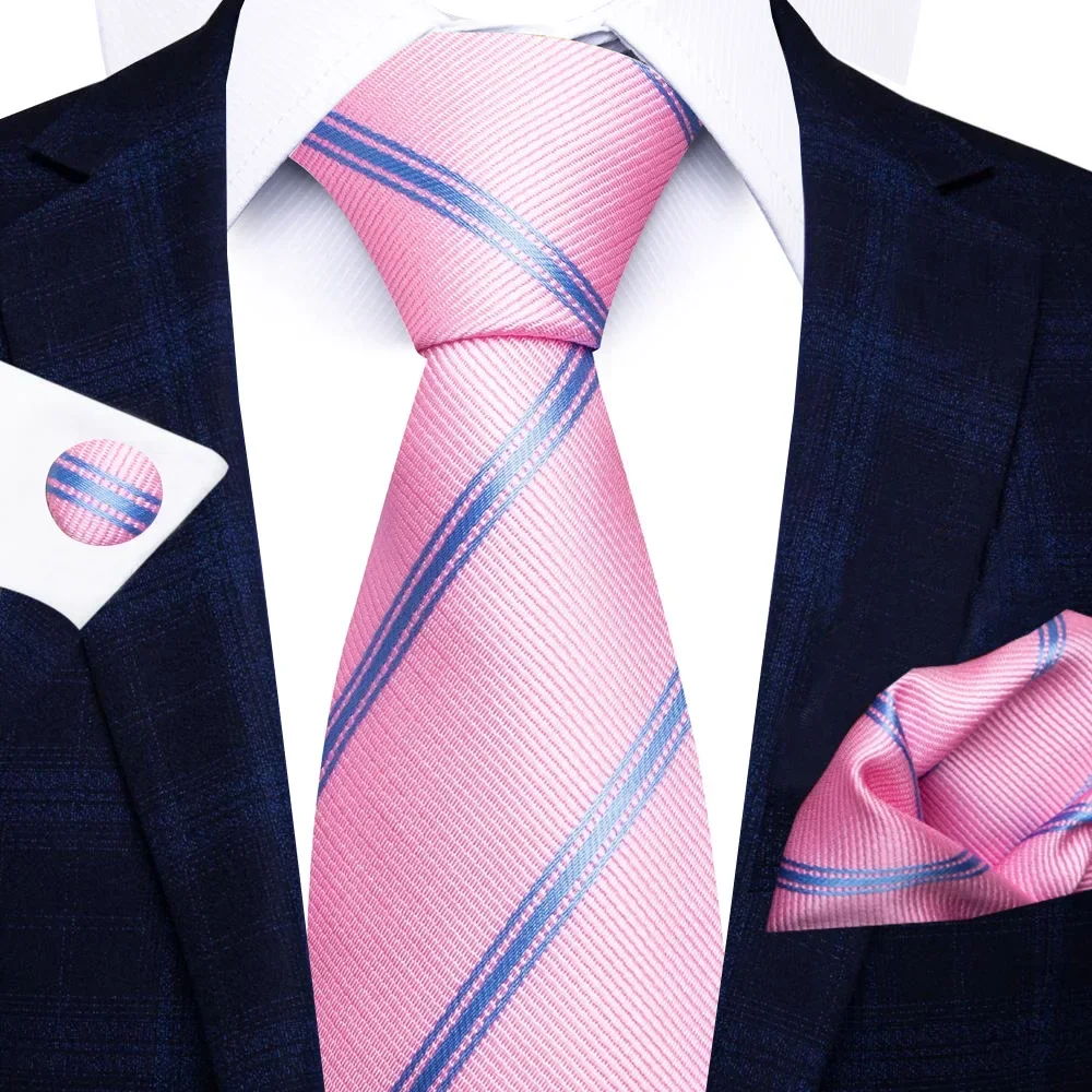High-grade Polyester Silk Tie  - Men Formal Wear With Scarf ulasan dan harga