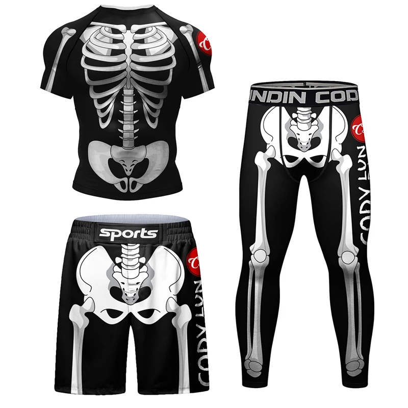New Skull Rashguard Jiu Jitsu  - Men Formal Wear Pinterest ulasan dan harga