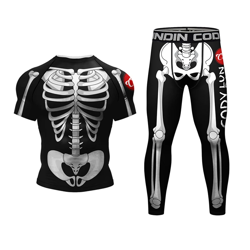 New Skull Rashguard Jiu Jitsu  - Men Formal Wear Pinterest ulasan dan harga
