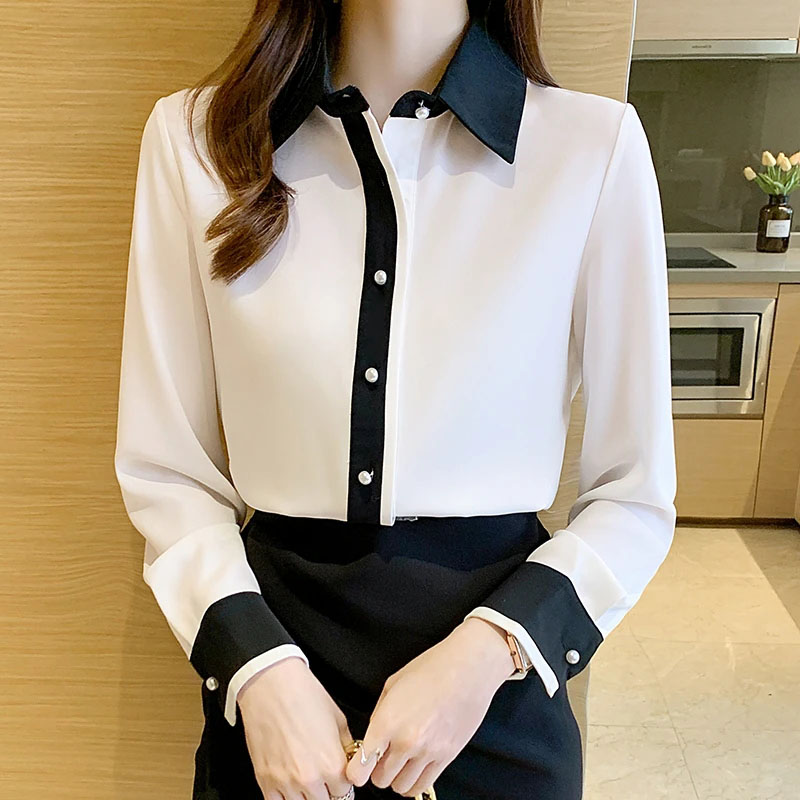 White Chiffon Shirt for Women  - Men Formal Wear Pinterest ulasan dan harga