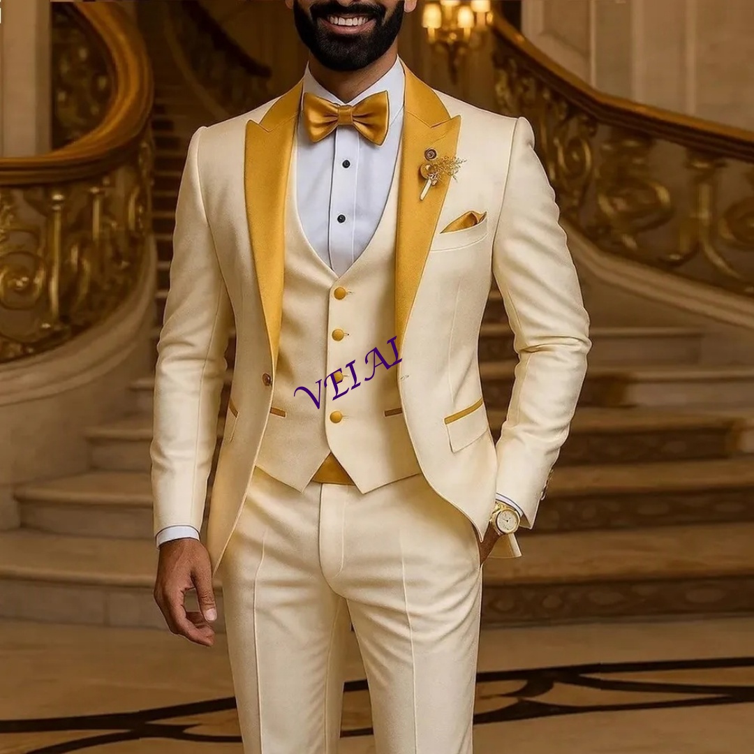 CustomizedGold Collar Ivory Me - Men Formal Wear Pinterest ulasan dan harga
