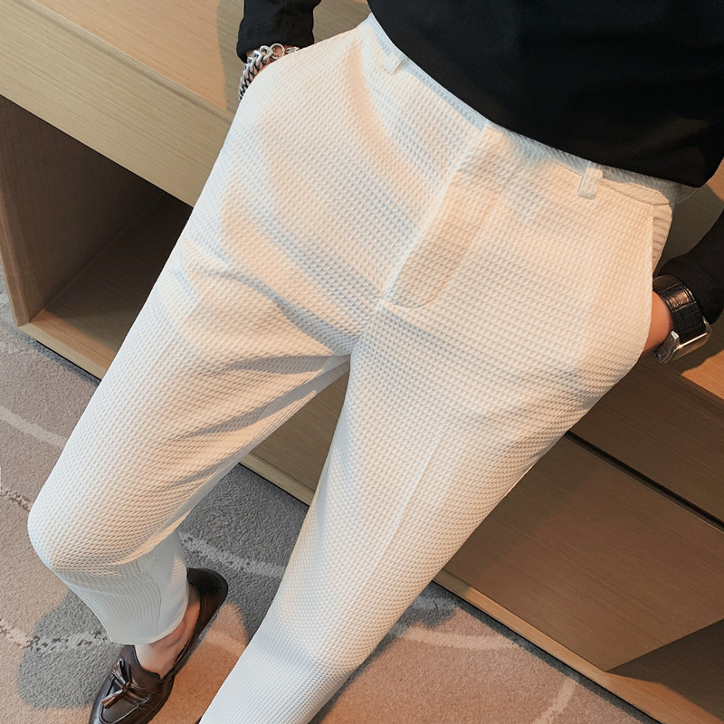 2024 Autumn New Waffle Stretch - Men Formal Wear Pinterest ulasan dan harga