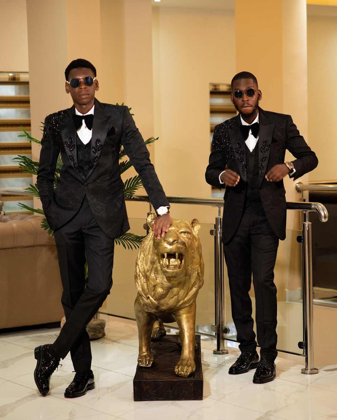 Fashion Men Suits Applique 2-p - Formal Men Party Wear Jacket ulasan dan harga