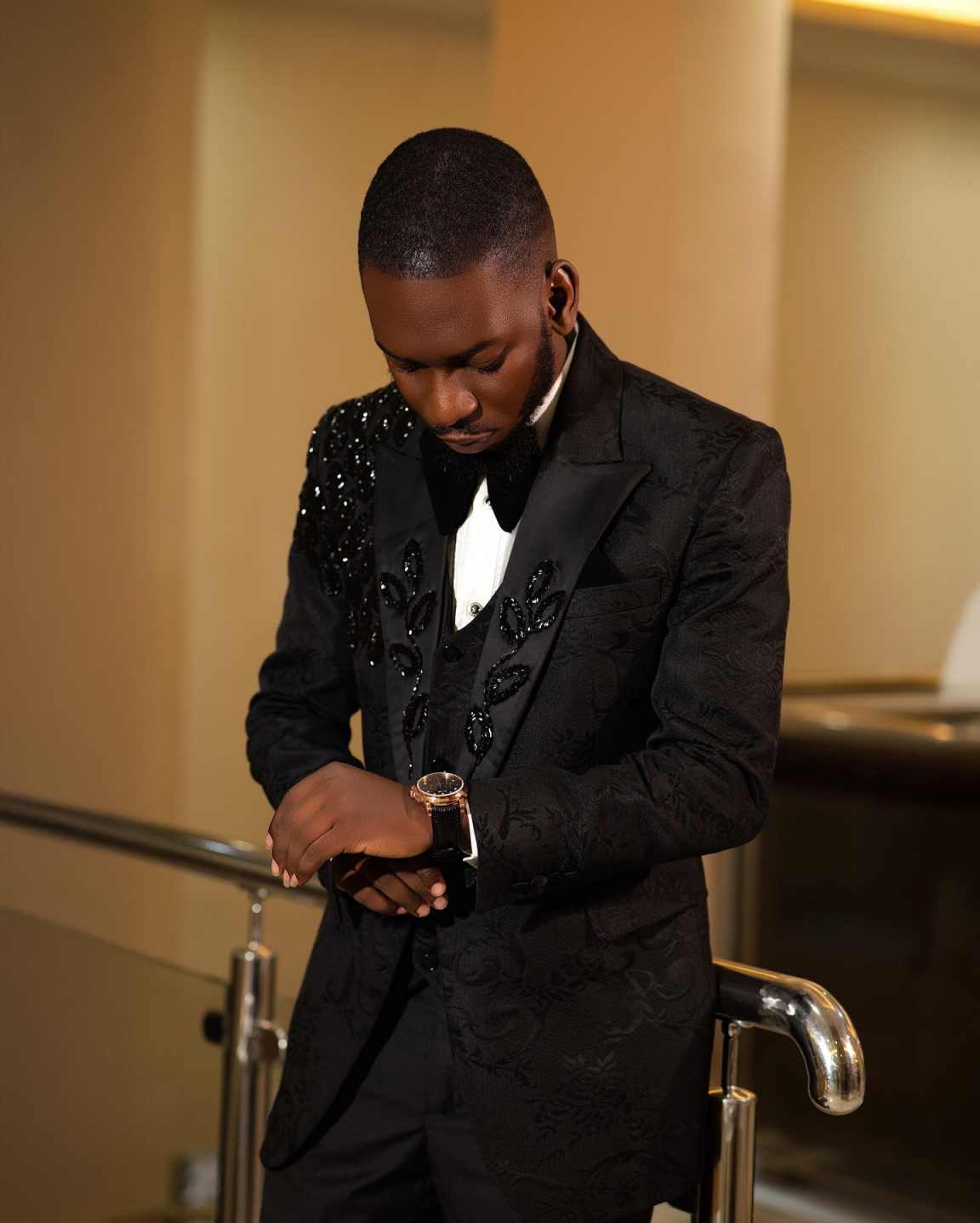 Fashion Men Suits Applique 2-p - Formal Men Party Wear Jacket ulasan dan harga
