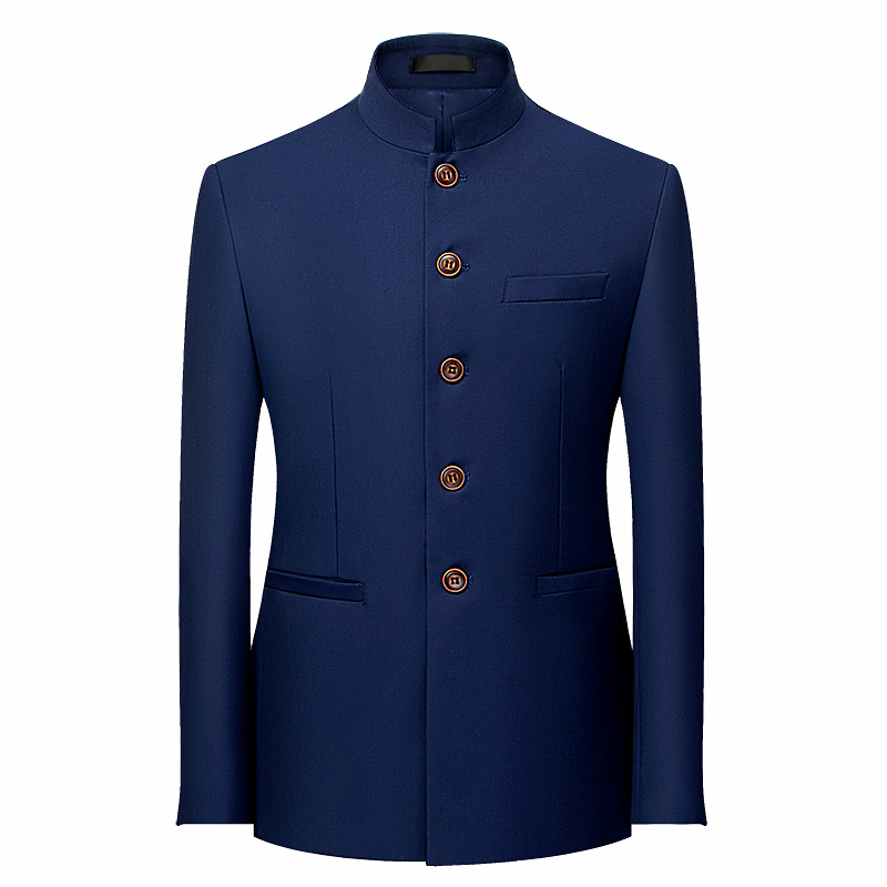 2026 Men's Chinese Style Long  - Men Formal Wear With Coat ulasan dan harga