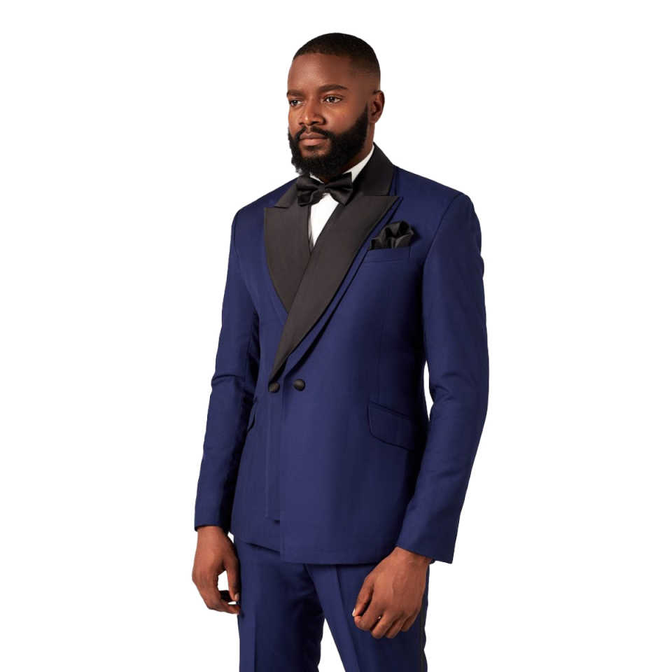 Formal Wedding Tuxedos Peaked  - Men Formal Wear Modern ulasan dan harga