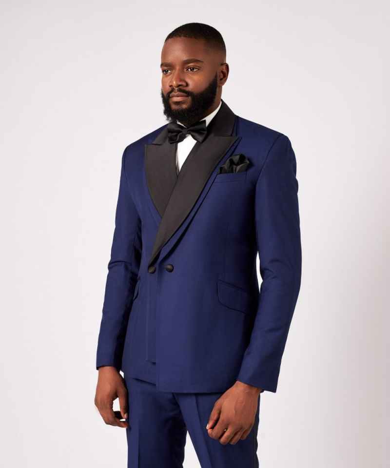 Formal Wedding Tuxedos Peaked  - Men Formal Wear Modern ulasan dan harga