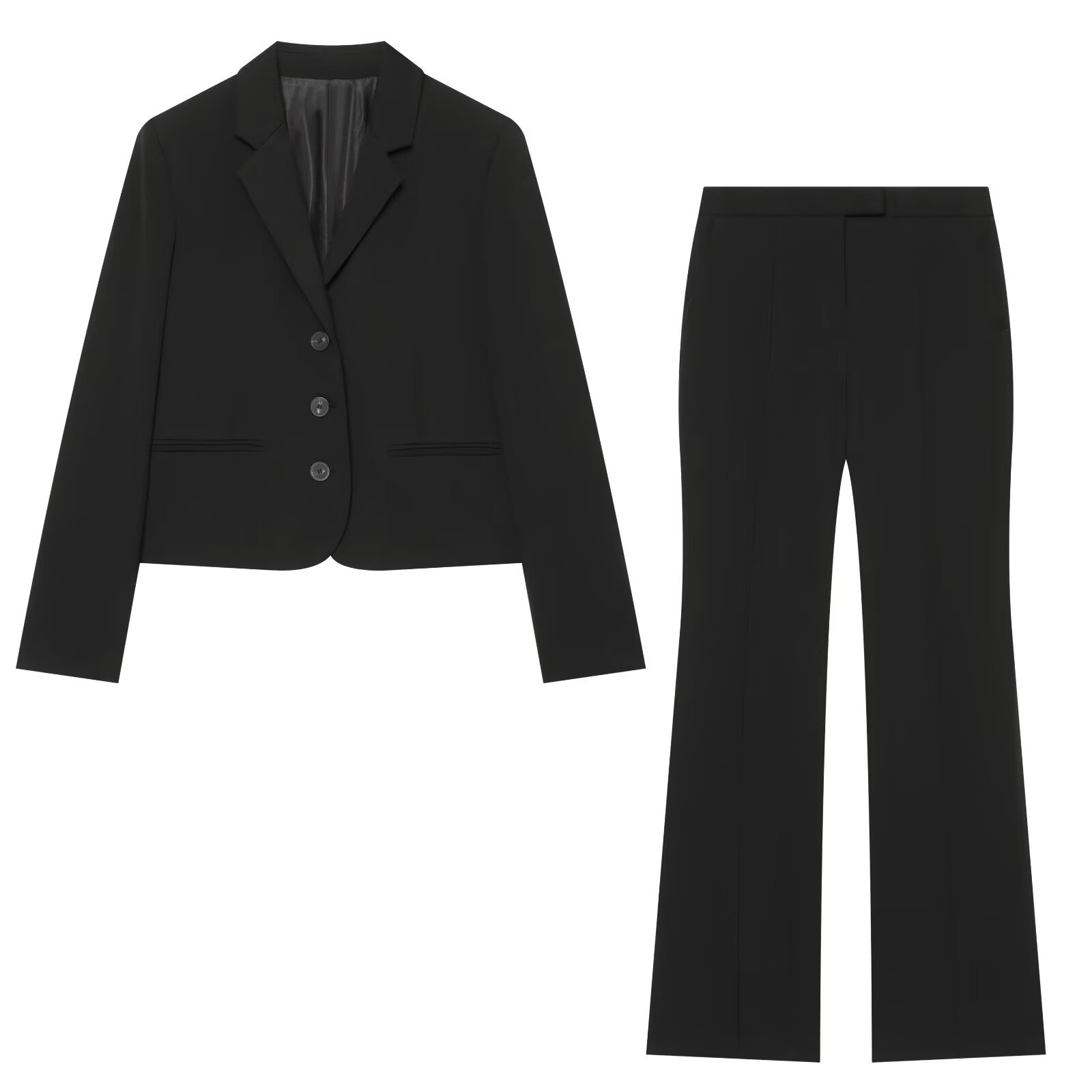 Womens Formal Black Suit 2 Pie - Men Formal Wear All Black ulasan dan harga