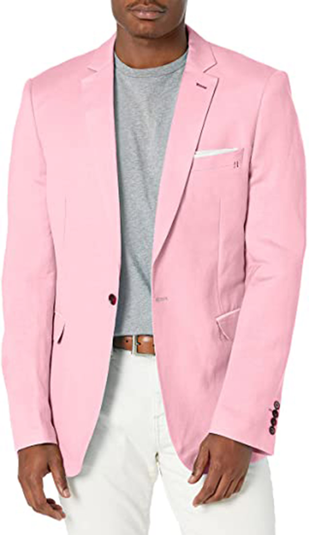 Tailored Khaki Blazer Men's Su - Khaki Formal Wear Men ulasan dan harga
