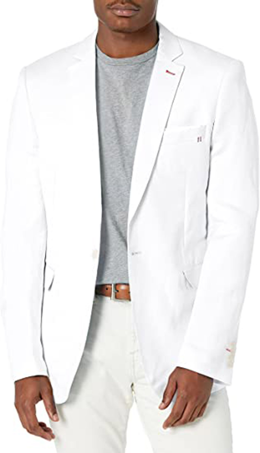 Tailored Khaki Blazer Men's Su - Khaki Formal Wear Men ulasan dan harga