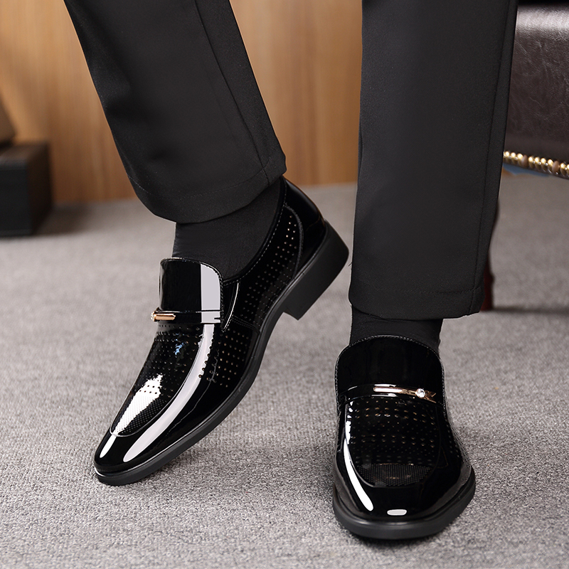 Summer New Leather Shoes Men's - Formal Men Office Wear Sandals ulasan dan harga
