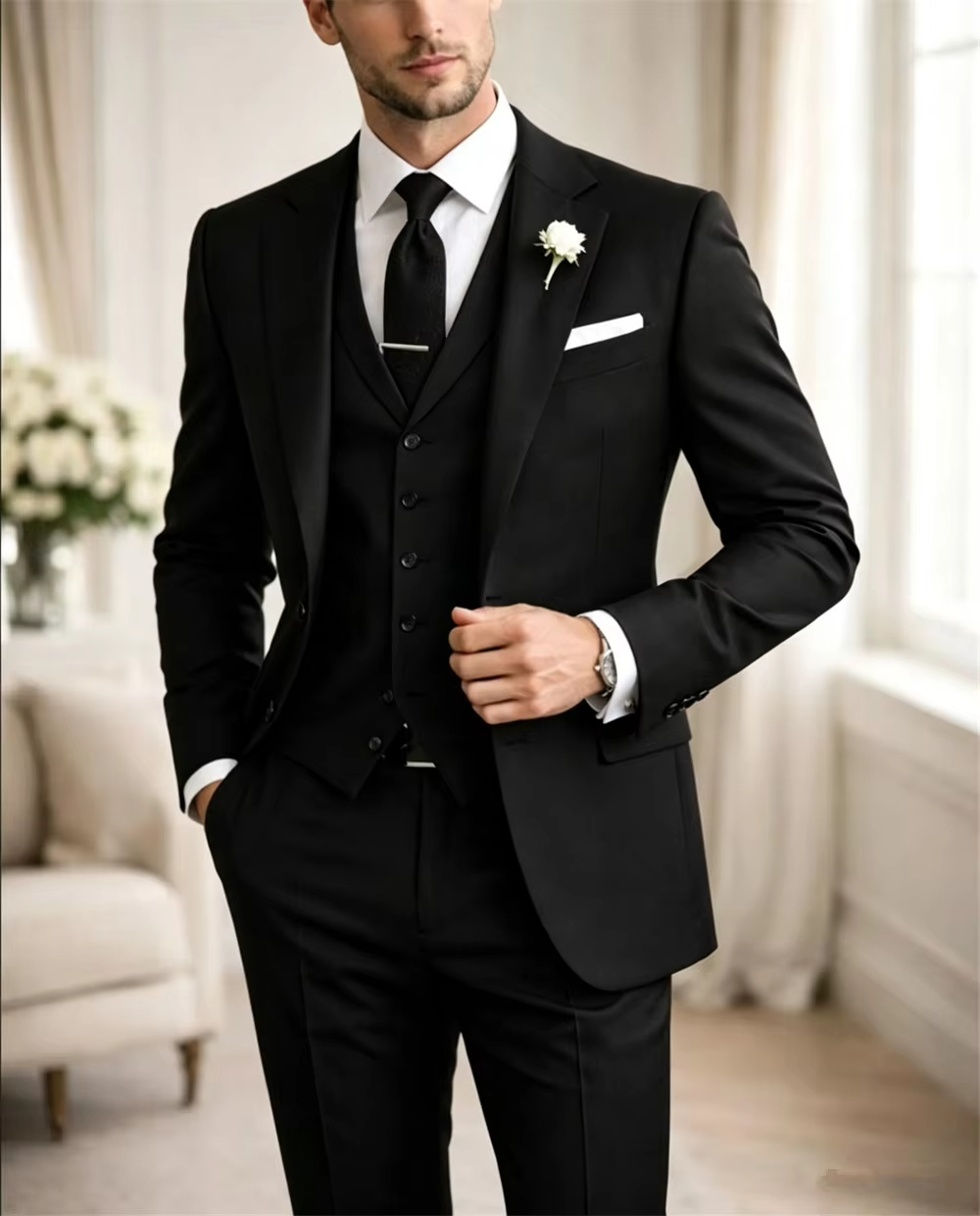 Luxury Tailor Made Khaki Men’s - Khaki Formal Wear Men ulasan dan harga