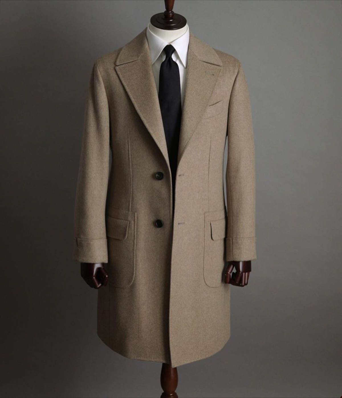 Khaki Vintage Men Coat Formal  - Khaki Formal Wear Men ulasan dan harga