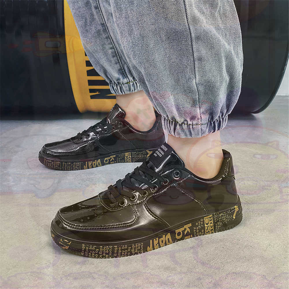Round Foot Size 45 Sneakers Wh - Men'S Gents Formal Wear ulasan dan harga