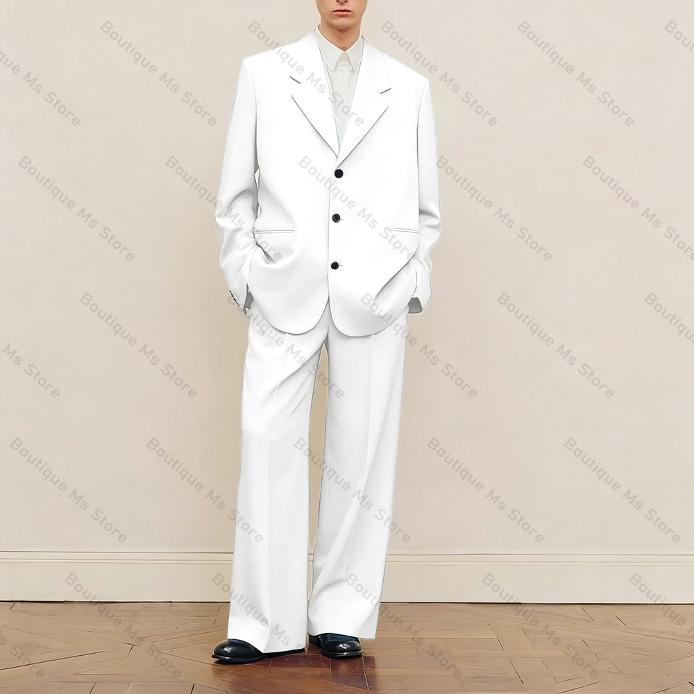 Men's Black Oversized Suit Set - Formal Men Party Wear Jacket ulasan dan harga