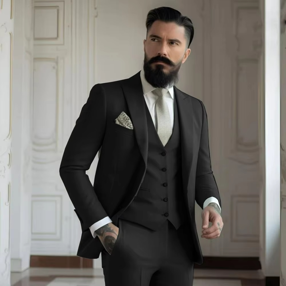 Khaki MenTuxedo Wedding Suits  - Khaki Formal Wear Men ulasan dan harga