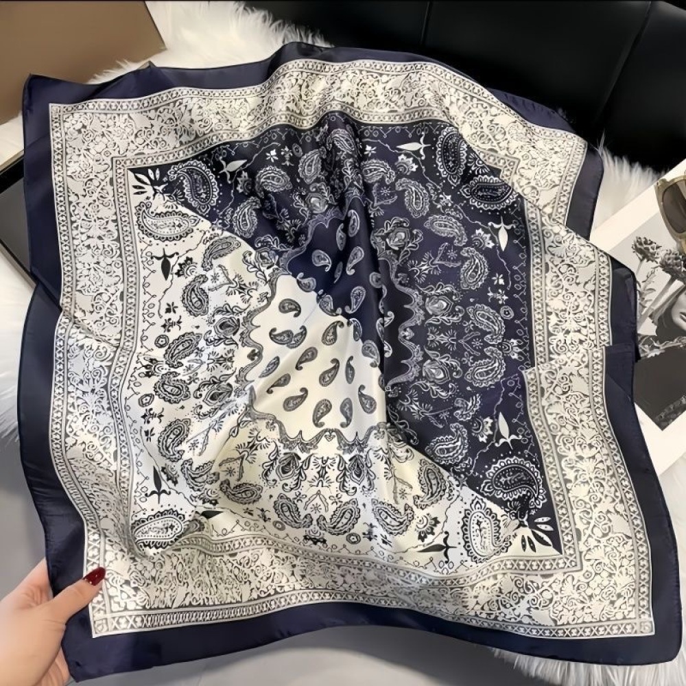 Premium Mens Square Scarf Brit - Men Formal Wear With Scarf ulasan dan harga