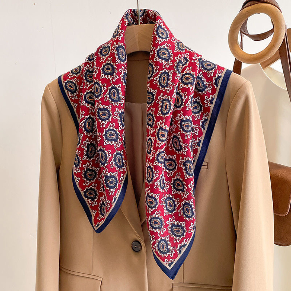 Premium Mens Square Scarf Brit - Men Formal Wear With Scarf ulasan dan harga