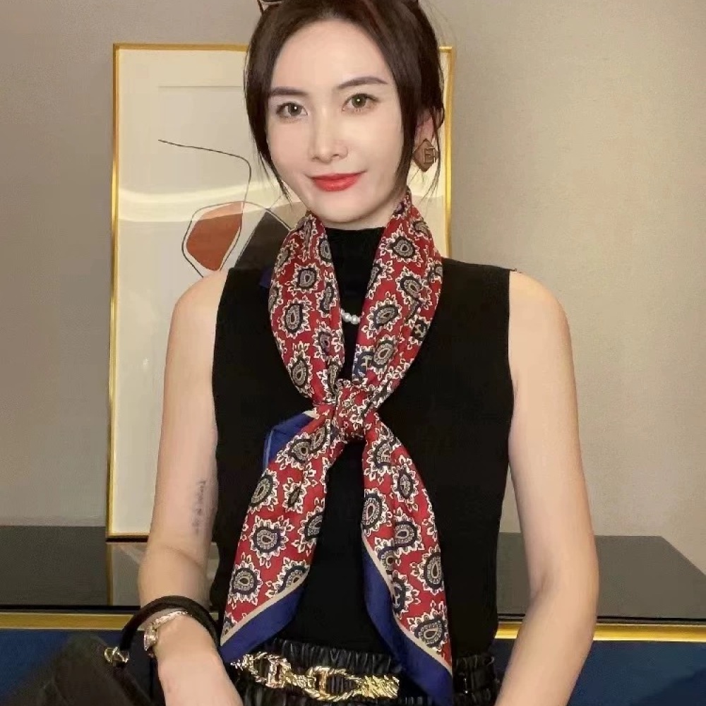 Premium Mens Square Scarf Brit - Men Formal Wear With Scarf ulasan dan harga