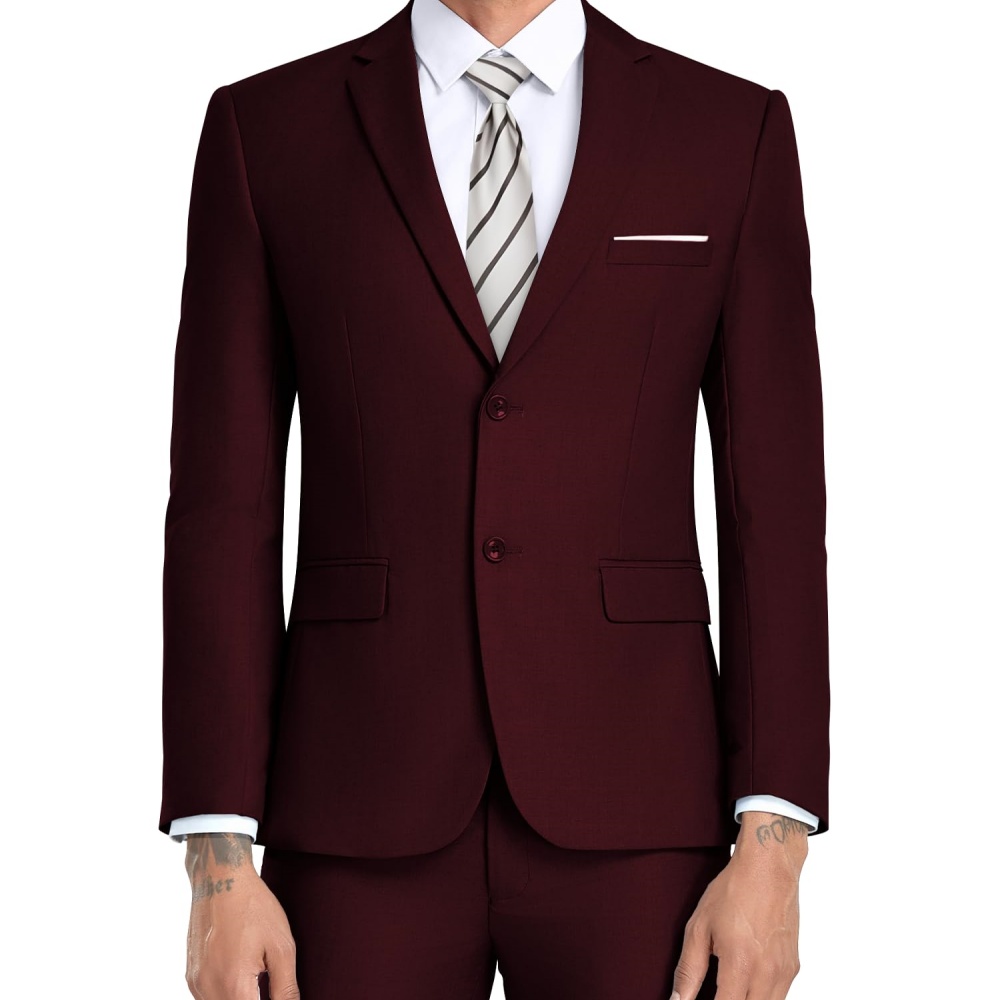 Slim Fit Notched lapel 2 Piece - Formal Wear Men H&M ulasan dan harga